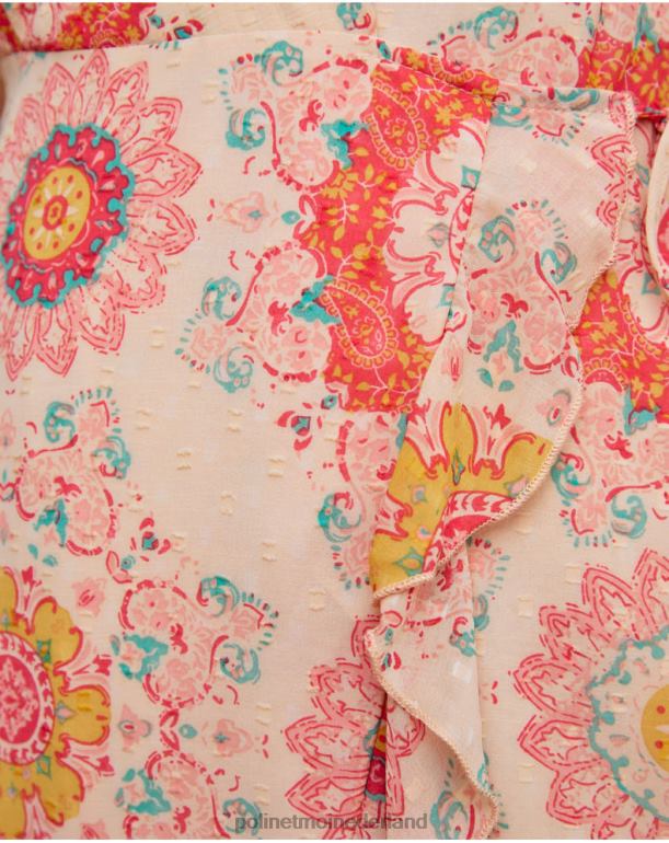 nl Polin et moi Helga korte jurk Zalm JD28V140 kleding