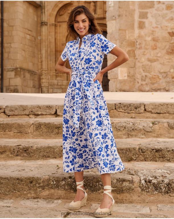 nl Polin et moi Kerstshirtjurk wit JD28V26 kleding