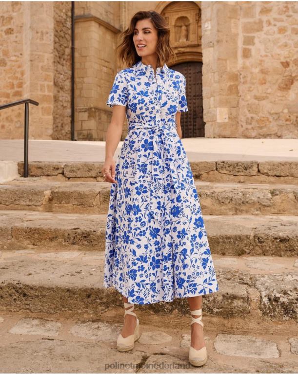 nl Polin et moi Kerstshirtjurk wit JD28V26 kleding