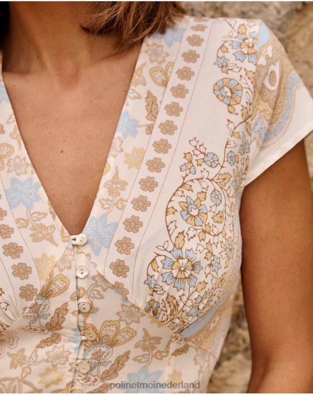 nl Polin et moi Martina knopen jurk hemel- JD28V6 kleding