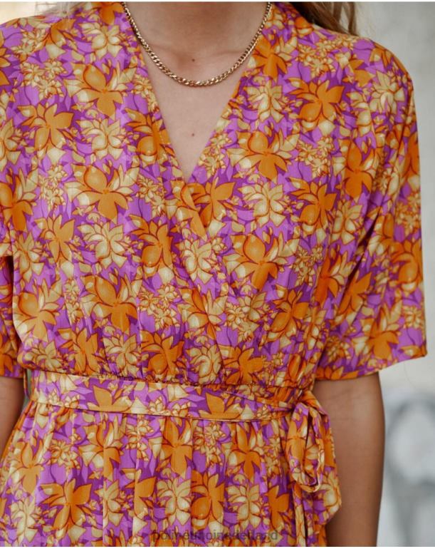 nl Polin et moi Rosela soepelvallende jurk mango JD28V108 kleding