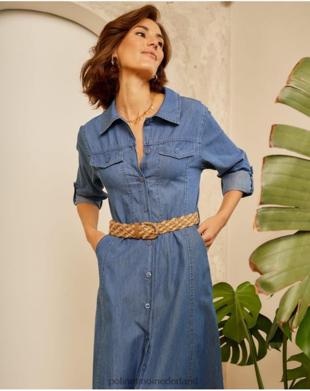 nl Polin et moi aveta denim jurk denim JD28V70 kleding