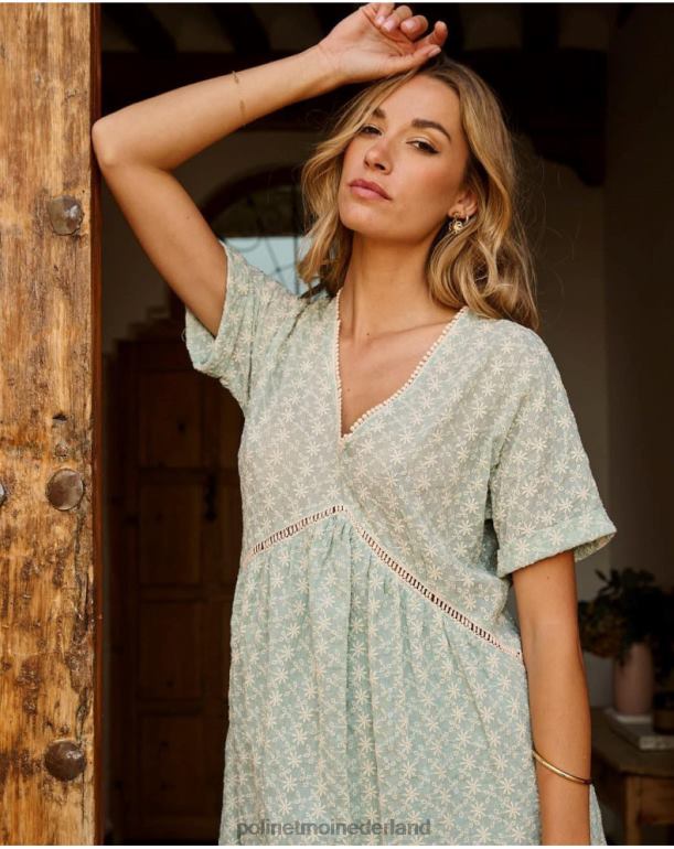 nl Polin et moi babydoll magdalena jurkje watergroen JD28V38 kleding