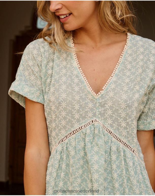 nl Polin et moi babydoll magdalena jurkje watergroen JD28V38 kleding