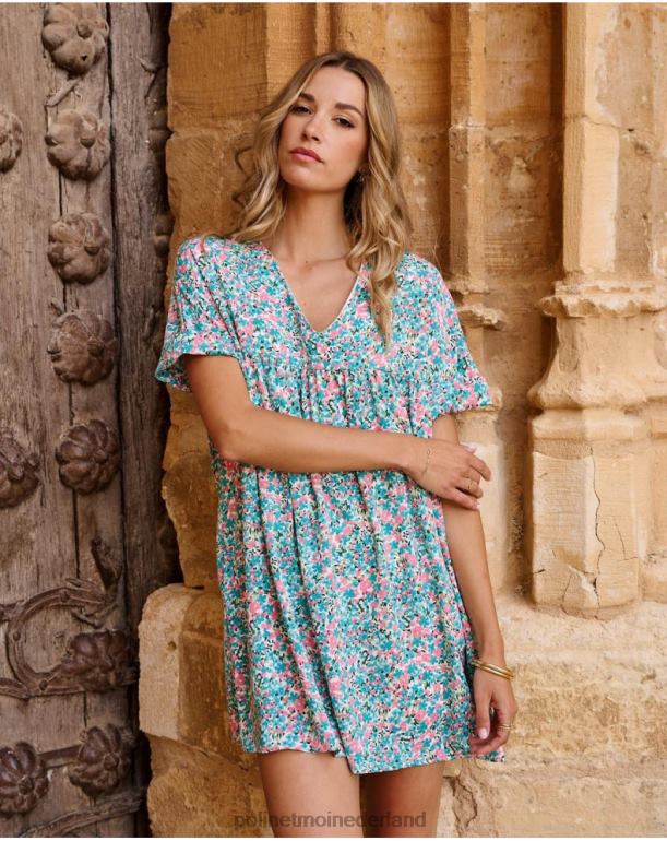 nl Polin et moi babypop aapje Isabel turkoois JD28V4 kleding