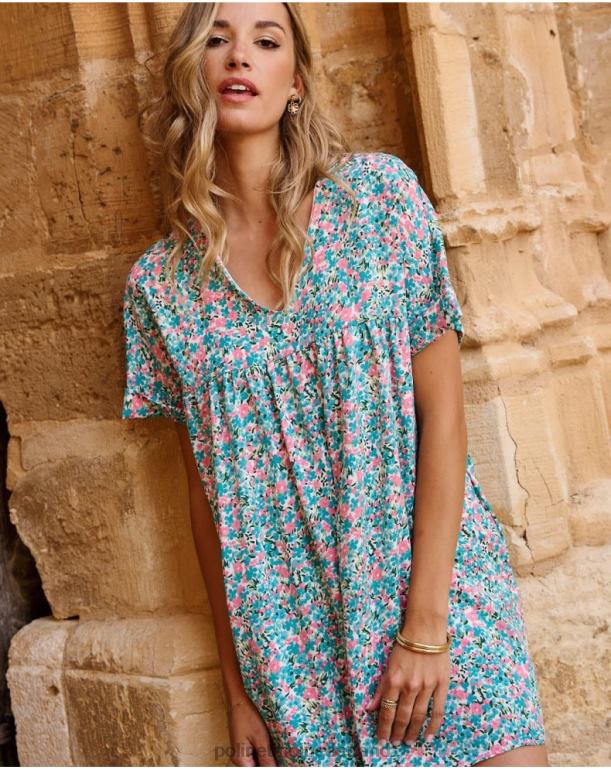 nl Polin et moi babypop aapje Isabel turkoois JD28V4 kleding