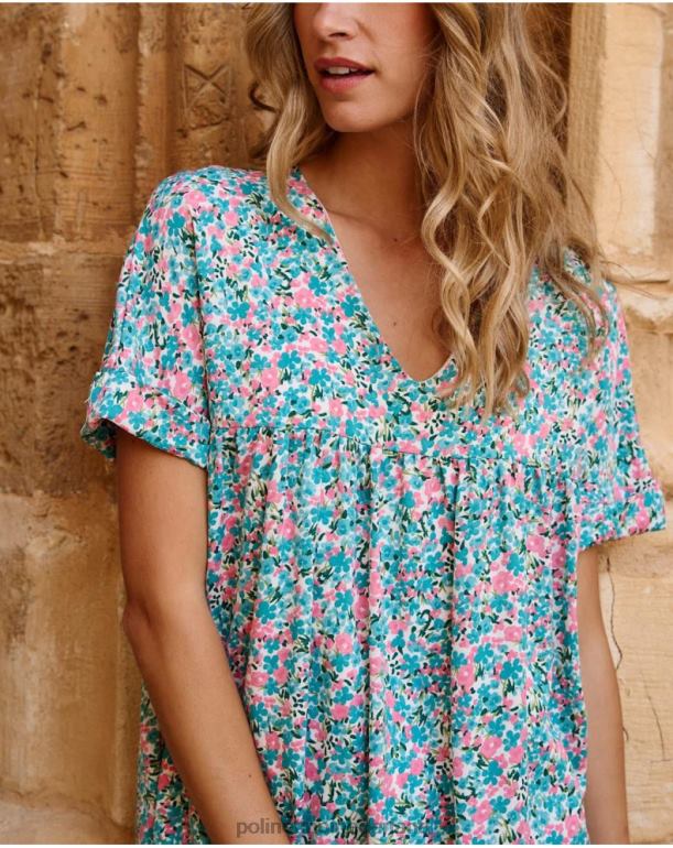 nl Polin et moi babypop aapje Isabel turkoois JD28V4 kleding