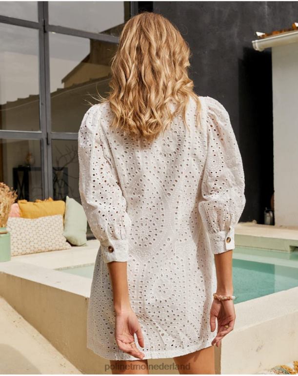 nl Polin et moi batista elizama jurk wit JD28V65 kleding