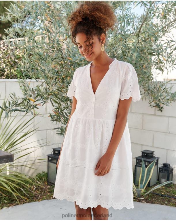 nl Polin et moi batista jurk dani wit JD28V29 kleding