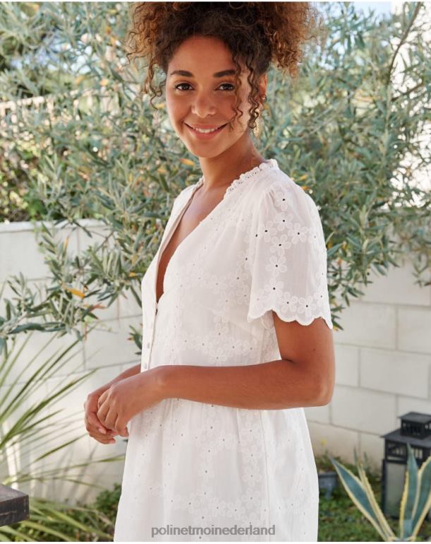 nl Polin et moi batista jurk dani wit JD28V29 kleding