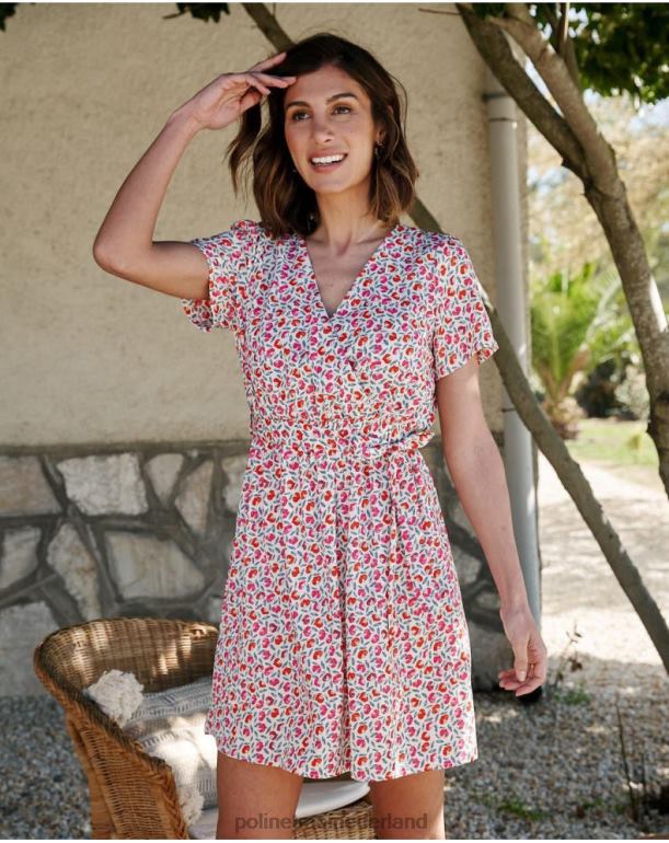 nl Polin et moi bessie korte jurk rauw JD28V114 kleding