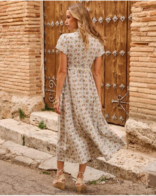 nl Polin et moi camisero-jurk ilsa hemel- JD28V31 kleding