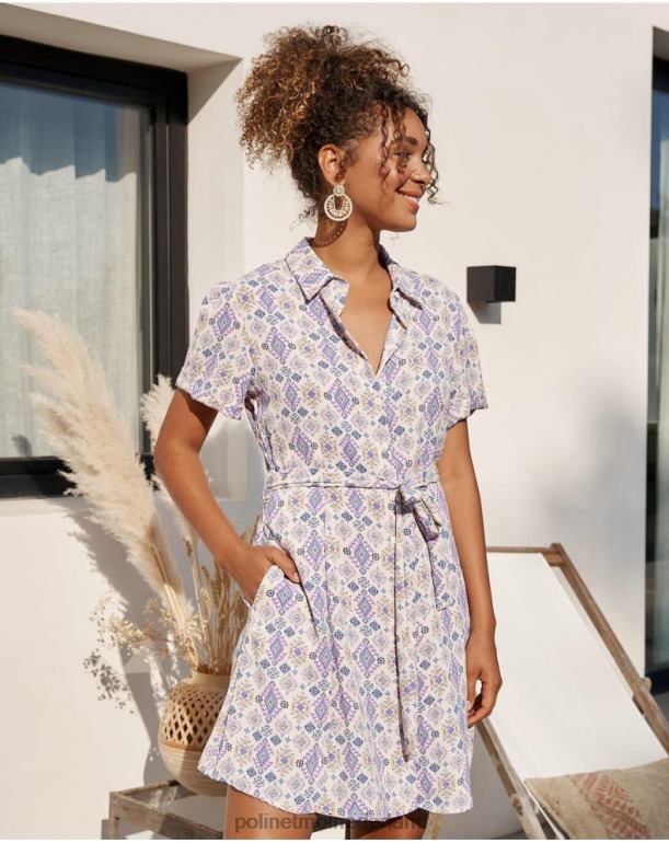 nl Polin et moi effen kort jurkje lila JD28V43 kleding