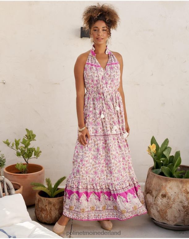 nl Polin et moi halter vera jurk roos JD28V19 kleding