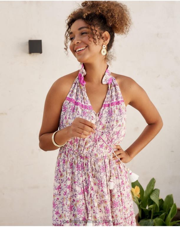 nl Polin et moi halter vera jurk roos JD28V19 kleding