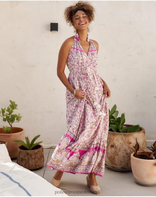 nl Polin et moi halter vera jurk roos JD28V19 kleding