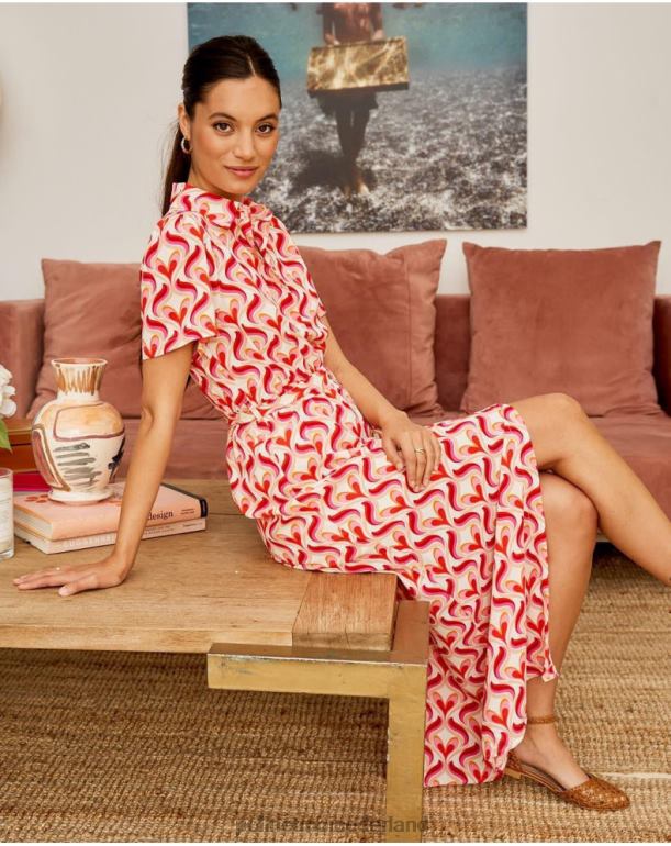 nl Polin et moi jurk camisero aina roos JD28V97 kleding