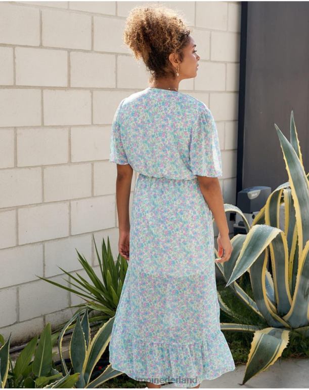 nl Polin et moi jurk gekruist ainhoa denim JD28V14 kleding