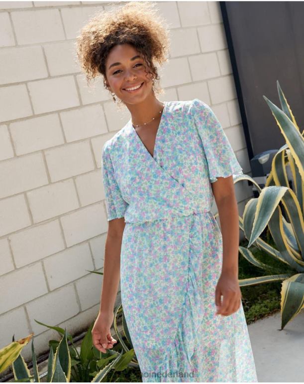 nl Polin et moi jurk gekruist ainhoa denim JD28V14 kleding