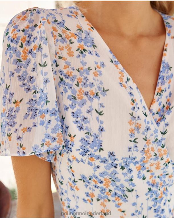 nl Polin et moi jurk gekruist claud denim JD28V9 kleding