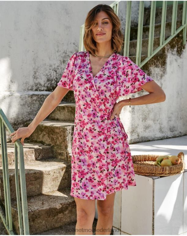 nl Polin et moi jurk gekruist corina roos JD28V74 kleding