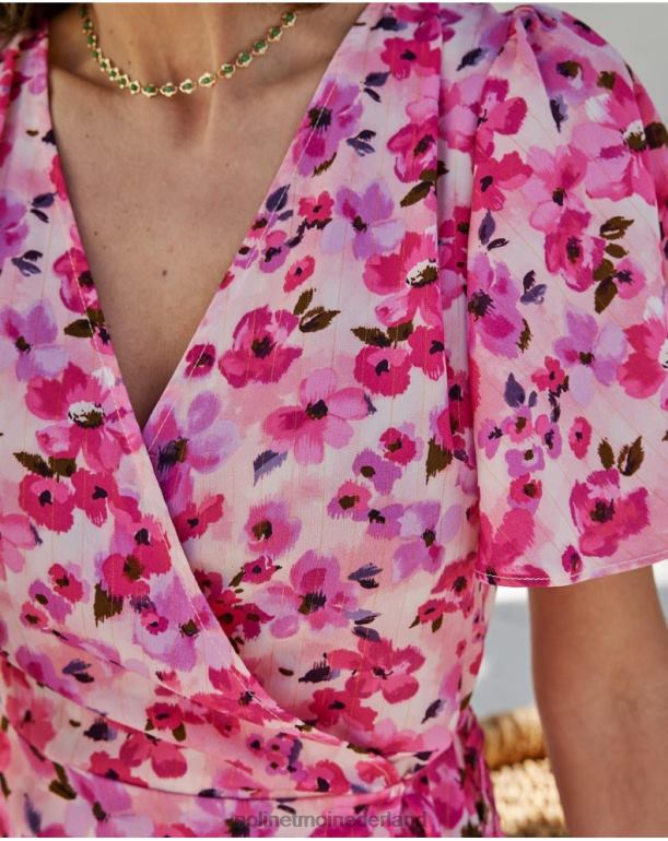 nl Polin et moi jurk gekruist corina roos JD28V74 kleding