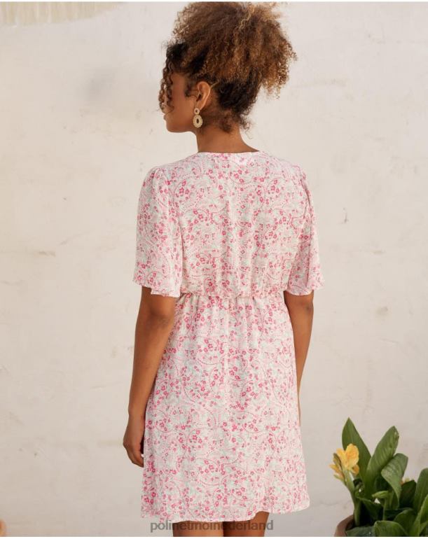 nl Polin et moi jurk gekruist xiomara roos JD28V8 kleding