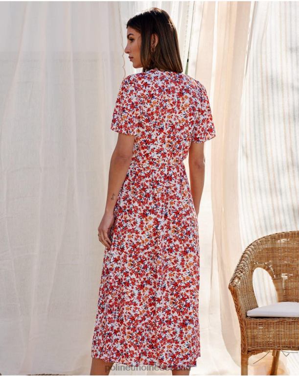 nl Polin et moi jurk gekruiste dina mango JD28V57 kleding