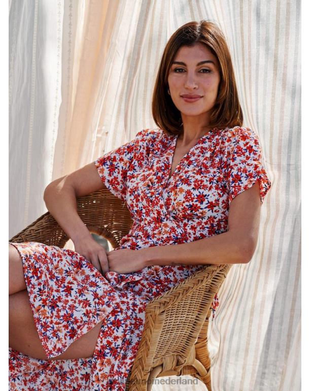 nl Polin et moi jurk gekruiste dina mango JD28V57 kleding