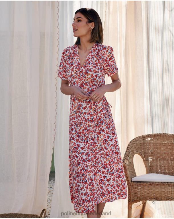 nl Polin et moi jurk gekruiste dina mango JD28V57 kleding