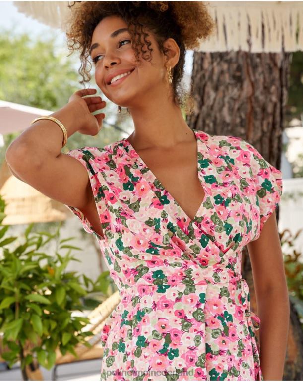 nl Polin et moi jurk gekruiste tana framboos JD28V23 kleding