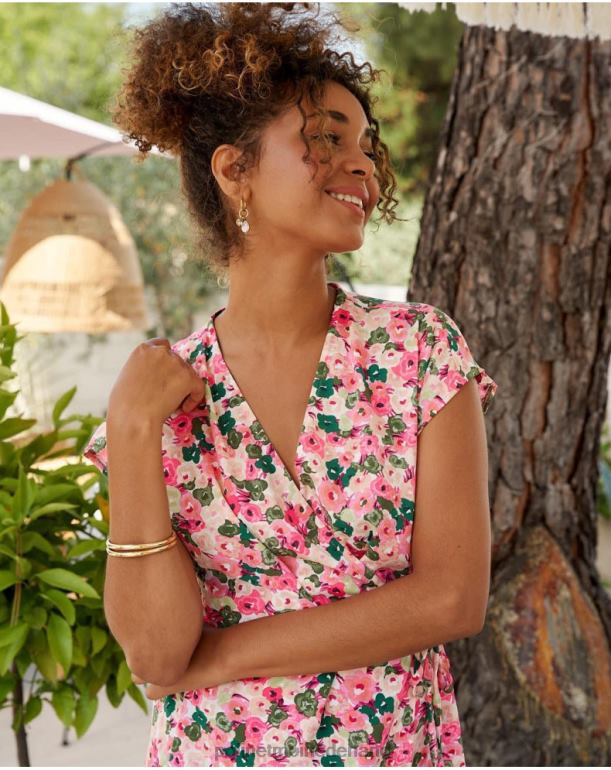 nl Polin et moi jurk gekruiste tana framboos JD28V23 kleding