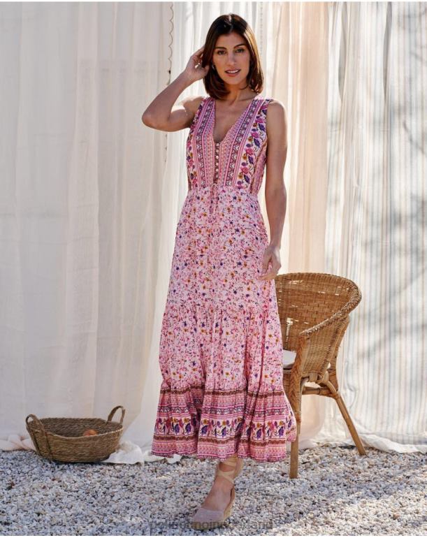 nl Polin et moi jurk uitlopende cli roos JD28V79 kleding