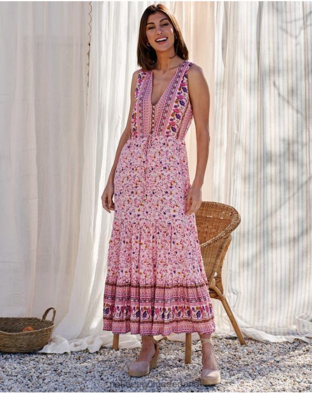 nl Polin et moi jurk uitlopende cli roos JD28V79 kleding