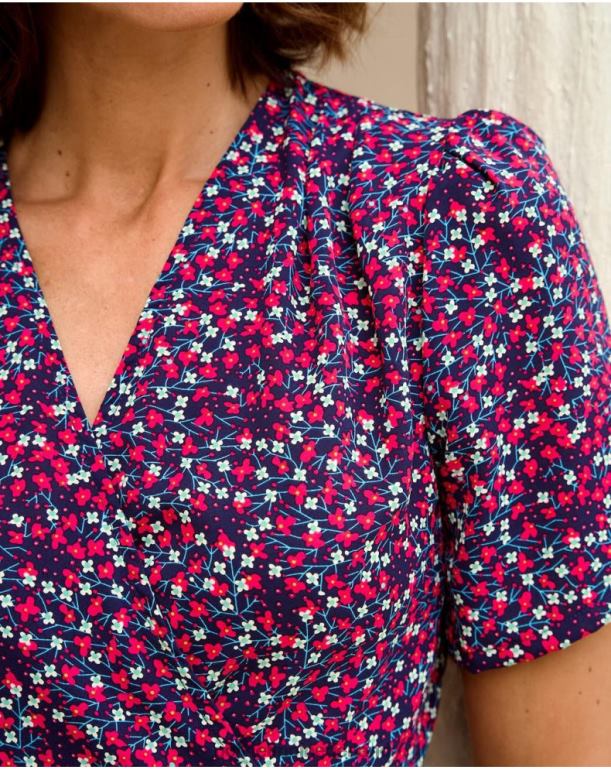 nl Polin et moi koraal gekruiste jurk marien JD28V75 kleding