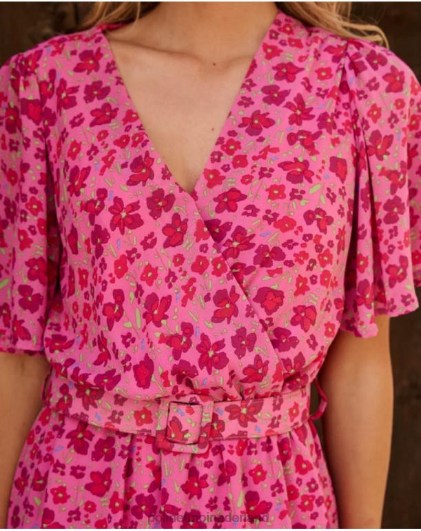 nl Polin et moi korte jurk Afrika framboos JD28V72 kleding