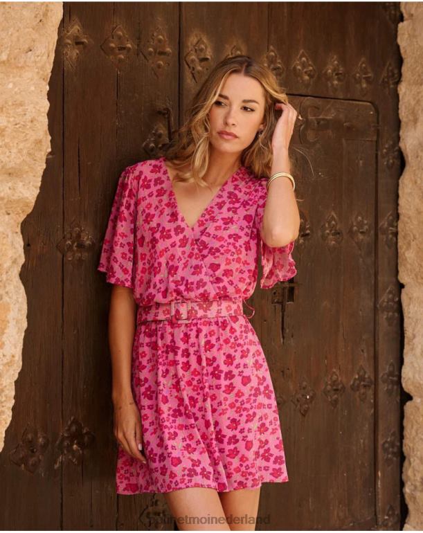 nl Polin et moi korte jurk Afrika framboos JD28V72 kleding