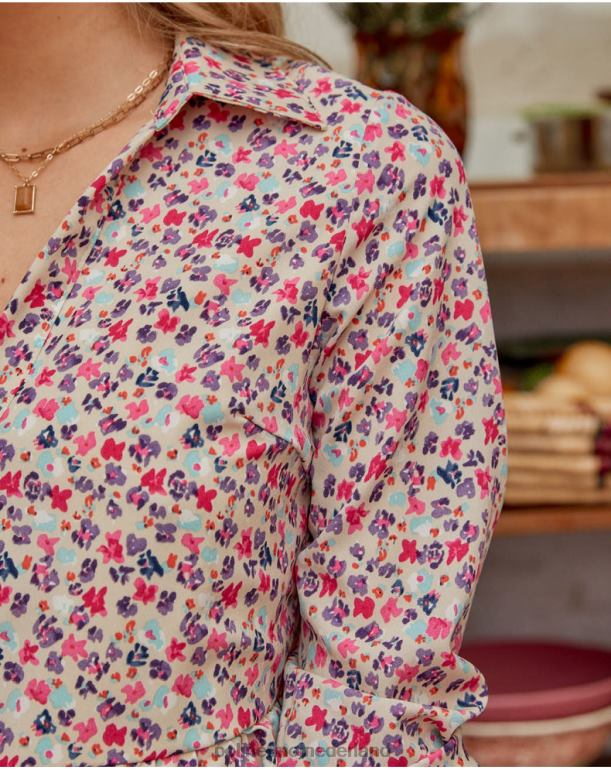 nl Polin et moi korte jurk van Denise framboos JD28V144 kleding