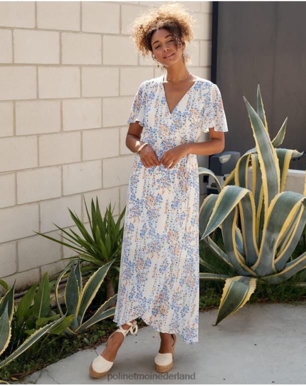 nl Polin et moi lange jurk denim JD28V18 kleding