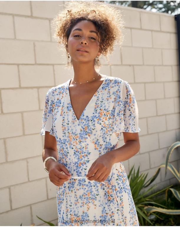 nl Polin et moi lange jurk denim JD28V18 kleding