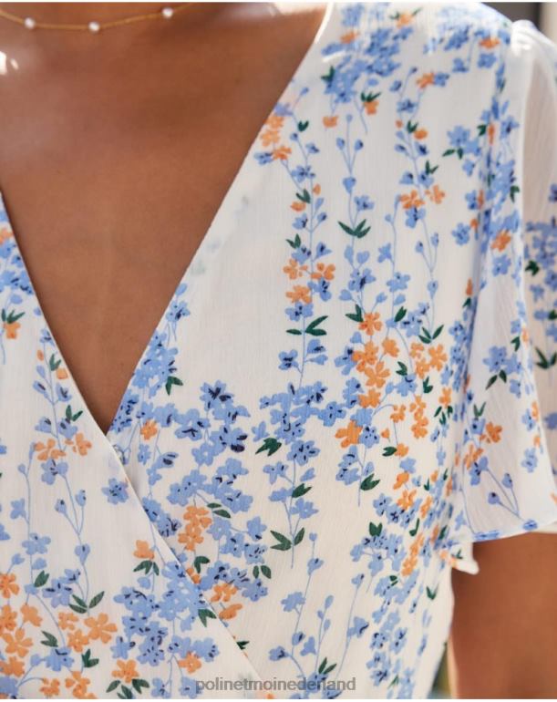 nl Polin et moi lange jurk denim JD28V18 kleding