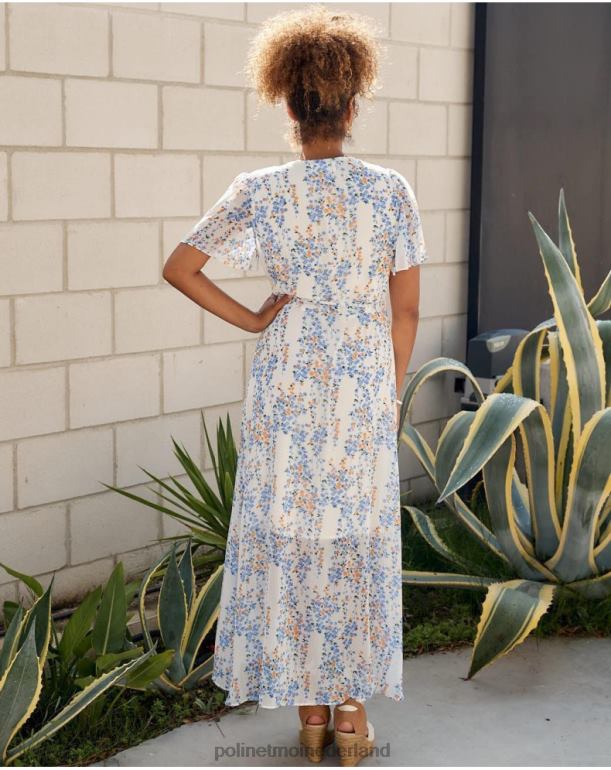 nl Polin et moi lange jurk denim JD28V18 kleding