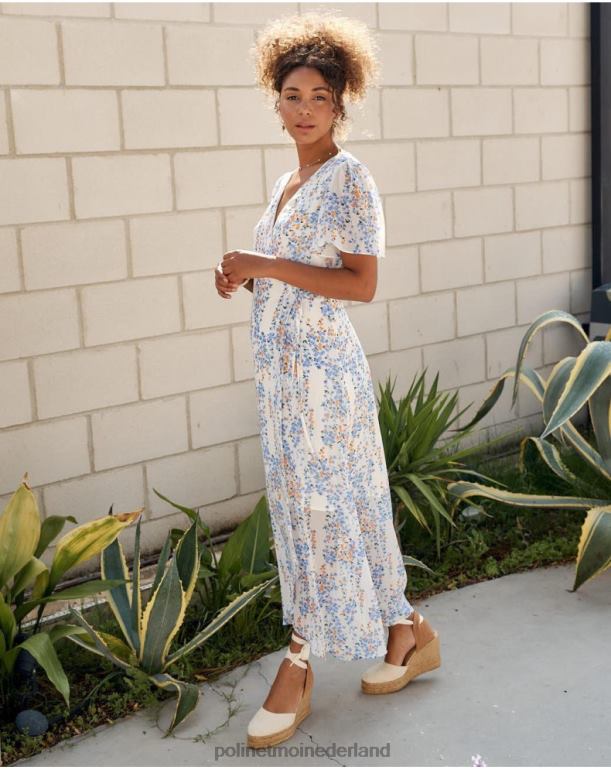 nl Polin et moi lange jurk denim JD28V18 kleding