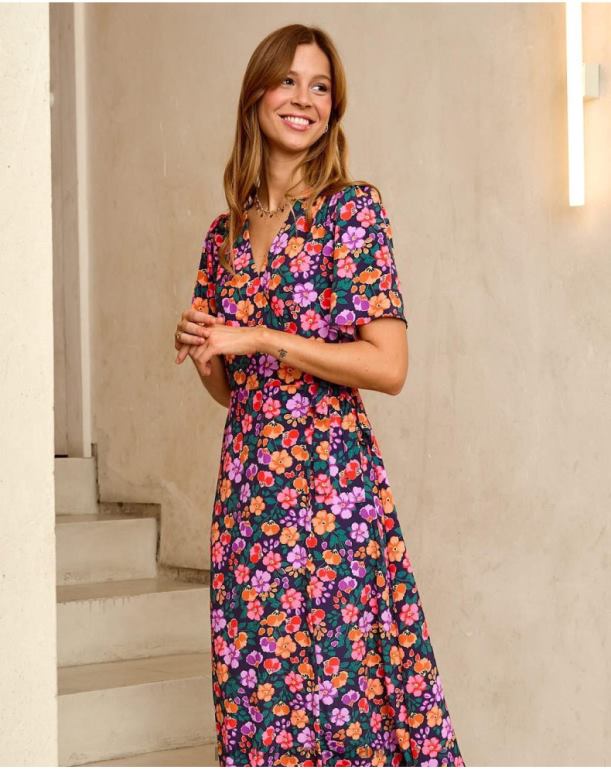 nl Polin et moi lange jurk van gilda marien JD28V130 kleding