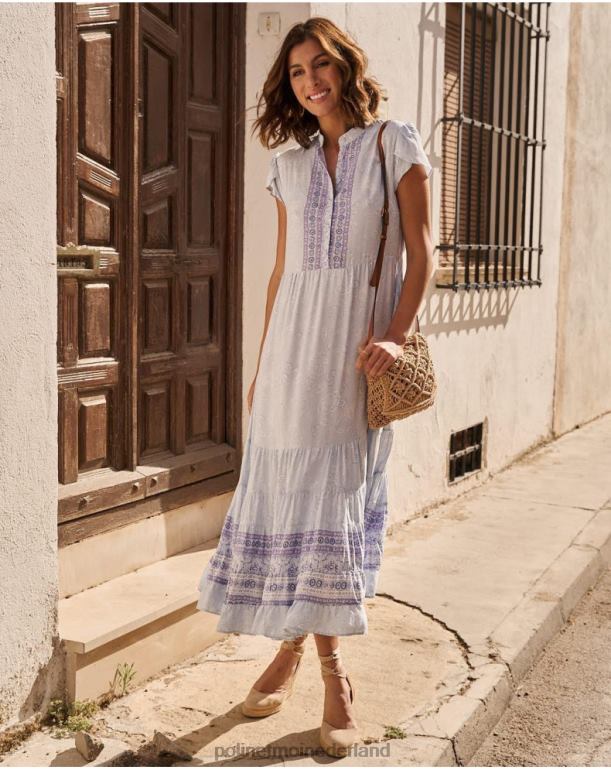 nl Polin et moi mao alice jurk lila JD28V41 kleding