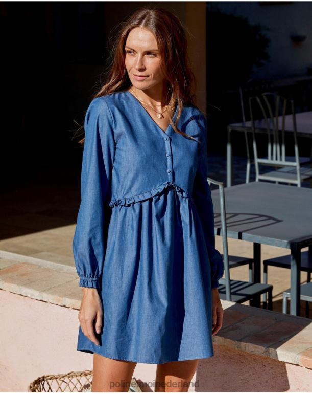 nl Polin et moi milaan cowboyjurk denim JD28V101 kleding