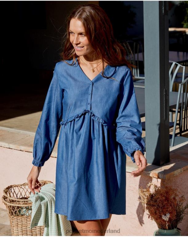 nl Polin et moi milaan cowboyjurk denim JD28V101 kleding