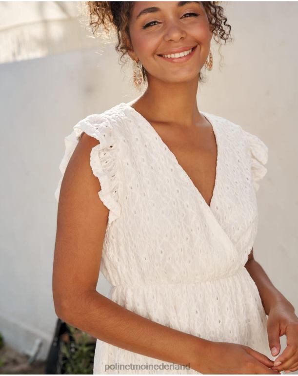 nl Polin et moi mina opengewerkte jurk rauw JD28V37 kleding