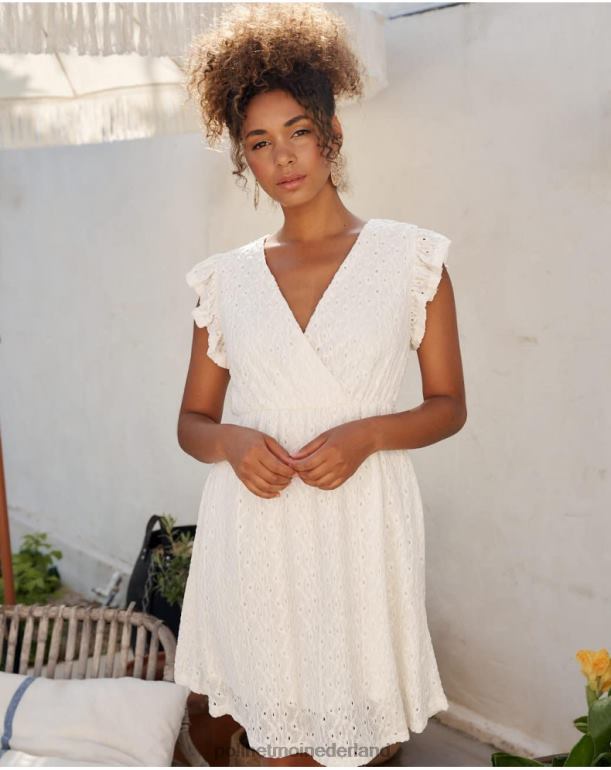 nl Polin et moi mina opengewerkte jurk rauw JD28V37 kleding