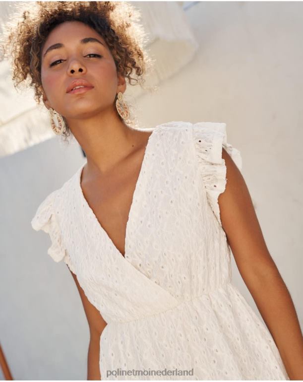 nl Polin et moi mina opengewerkte jurk rauw JD28V37 kleding